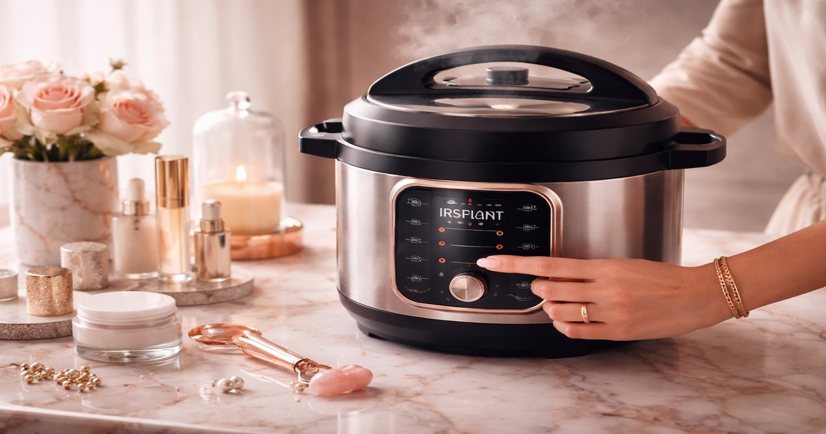 instant pot in use