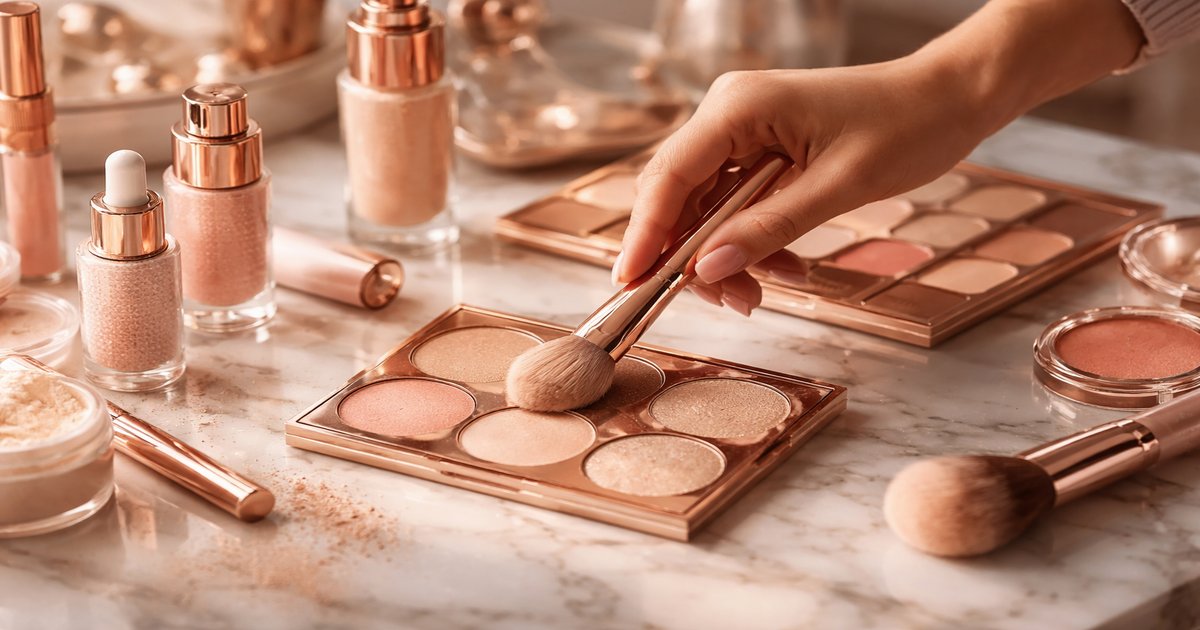 revolution makeup in use