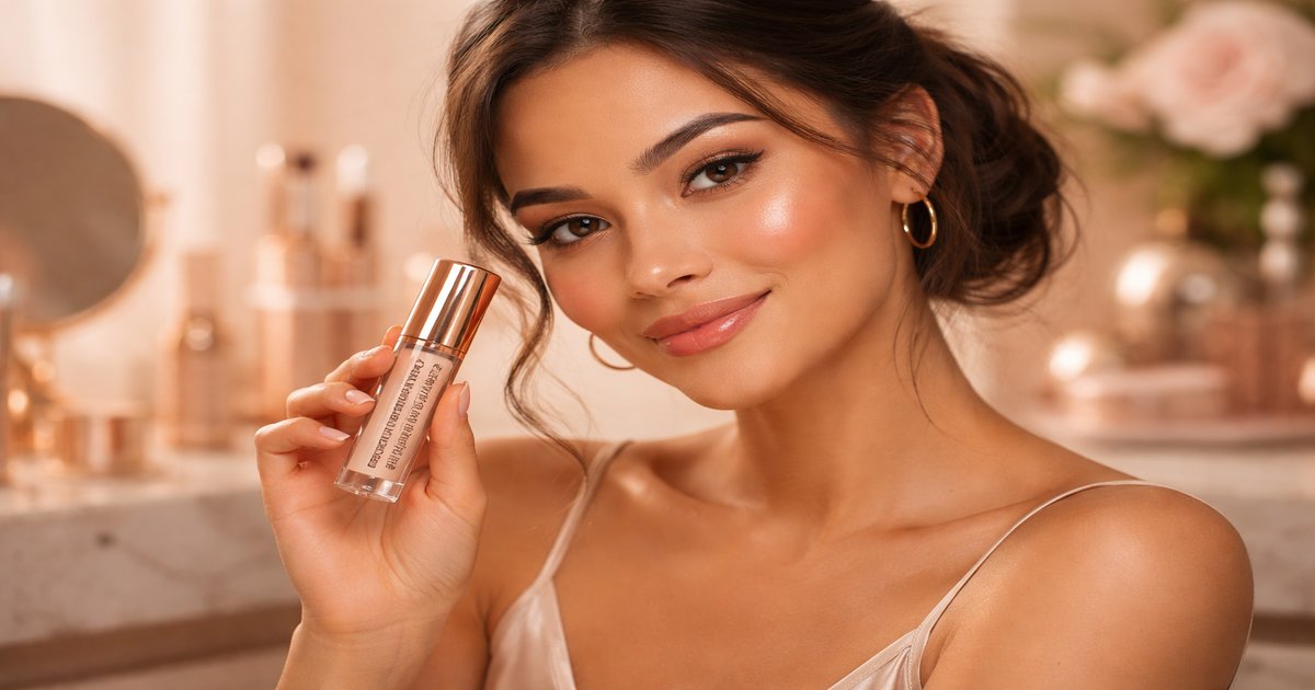 makeup revolution concealer in use