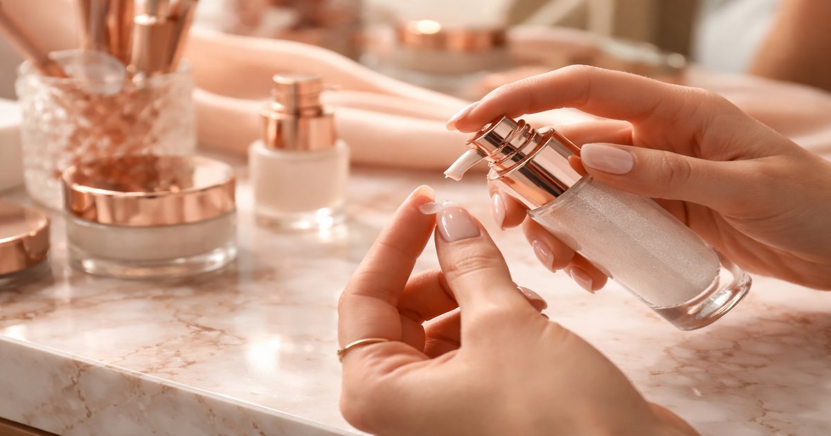 makeup revolution primer in use